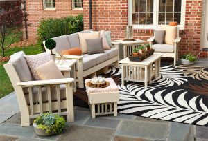 Mission deep seating poly chairs