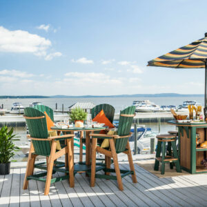 Great Bay bar table and chairs