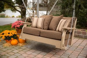 Van Buren Poly Porch Swing with Cushions