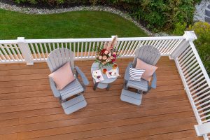 SeaAira Counter Height Gliders and Bistro Table