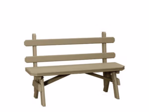 Garden Benches with Backs