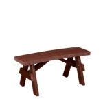 40" Curved Garden Bench