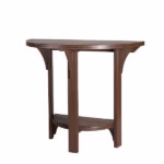 46" 1/2 Round Bar Table