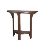 46" 1/2 Round Bar Table