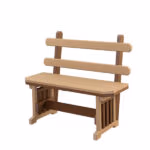 Mission Benchs with Back