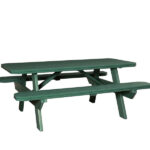 33" x 72" Table w/ Benches Attached