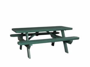 33" x 72" Table with Benches Attached