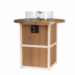 SummerSide Round Fire Bar Table