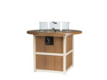 SummerSide Round Fire Dining Table