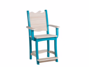 Wave Counter Chair w/ Arms