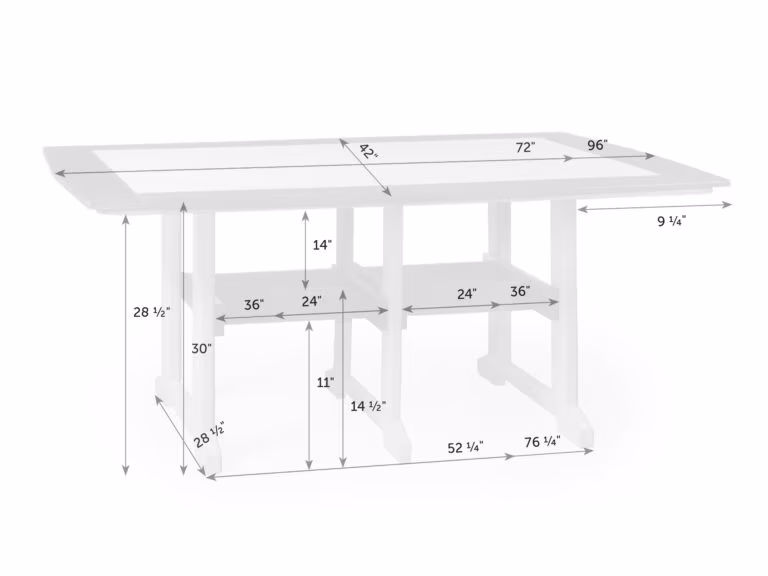 GR-Ta-Di-42x72-Dimensions
